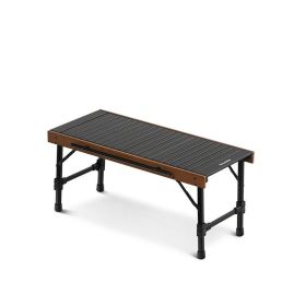 Outdoor Folding Combination Table Camping Barbecue Picnic Beach Wood Table