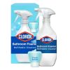 Clorox Bathroom Foamer Refillable Cleaner 1 Bottle and 1 Refill, Fresh Scent, 1.13 fl oz