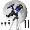 Telescope for Adults and Kids, 70mm Aperture 300mm Portable Astronomical Telescope (15X - 150X)