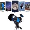 Telescope for Adults and Kids, 70mm Aperture 300mm Portable Astronomical Telescope (15X - 150X)