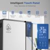 190 Pints Commercial Dehumidifier with 2.4 Gallons Water Tank, Intelligent Touch Panel