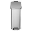 Better Homes & Gardens 13.2 Gallon Slim Trash Can, Stainless Steel Kitchen Step Trash Can