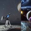 Telescope for Adults and Kids, 70mm Aperture 300mm Portable Astronomical Telescope (15X - 150X)