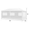 10 x 20 Feet Outdoor Party Wedding Canopy Tent with Removable Walls and Carry Bag