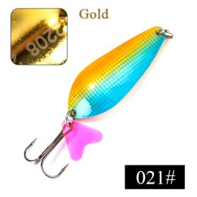 42g Double Iron Plate Sequin Road Sub Fish Hook (Option: 21Color-42g)