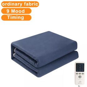 1.8m Flannel Electric Blanket Thicker Heater Heated Blanket Mattress Double Body Heating Blankets Thermostat Winter Body Warmer (Color: EU- Common villus, size: 1.8 x 0.9M)