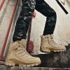 Large Size Combat Boots Men Desert Camping Non-slip Wear-resistant Sport High Top Footwear Outdoor Mountaineering Casual Shoes