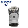 BONA 2020 New Designers Plush Snow Boots Children Sport Sneakers Terkking Boots Kids Hiking Mountain Climbing Camping Footwear